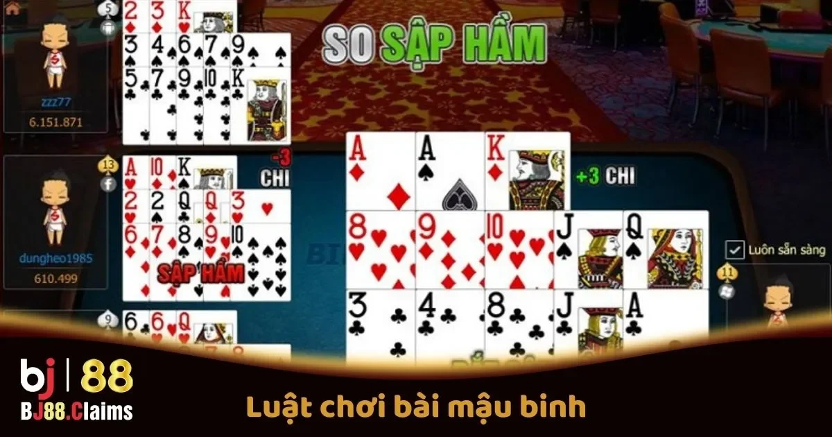 Luật Chơi B&agrave;i Mậu Binh Tr&ecirc;n BJ88: Quy Tắc V&agrave; C&aacute;ch Chơi Dễ Hiểu